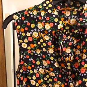 Tory Burch Collared Floral Dress
